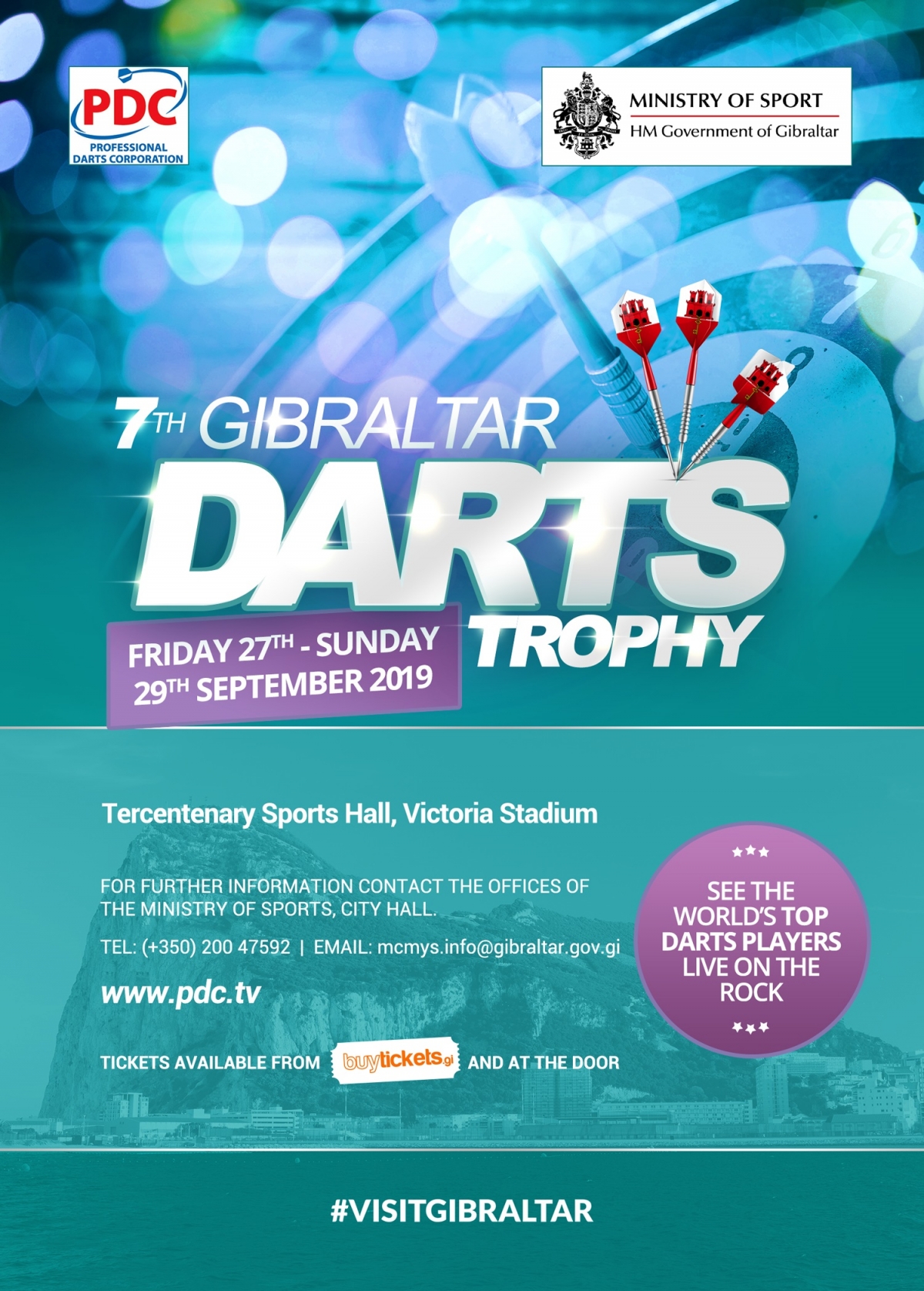 7th Gibraltar Darts Trophy Gibraltar Events